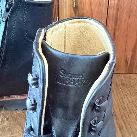 Men\'s Black Leather Lace-Up Boots 12 main image 5